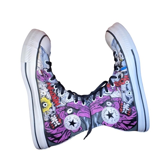 RARE Converse x DC Comics Two Face High Tops - Men’s 11 / Women’s 13 - Picture 3 of 16